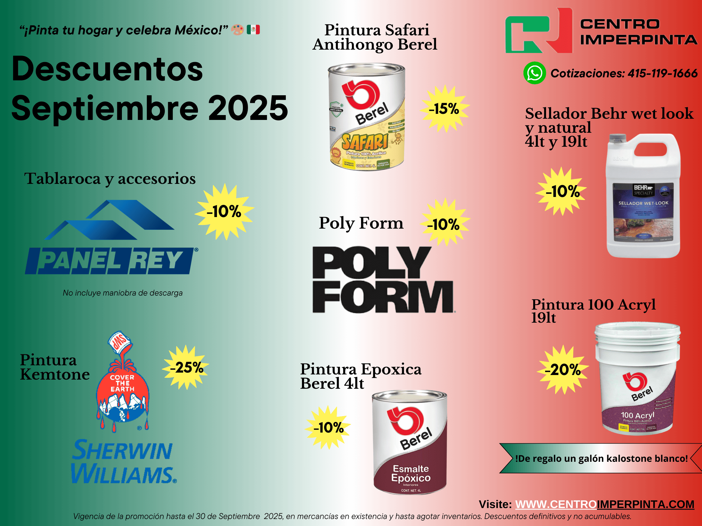 PROMOCIONES SEPTIEMBRE